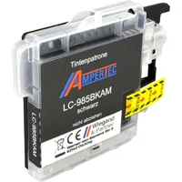 Ampertec Kompatible Tinte ersetzt Brother LC-985BK schwarz