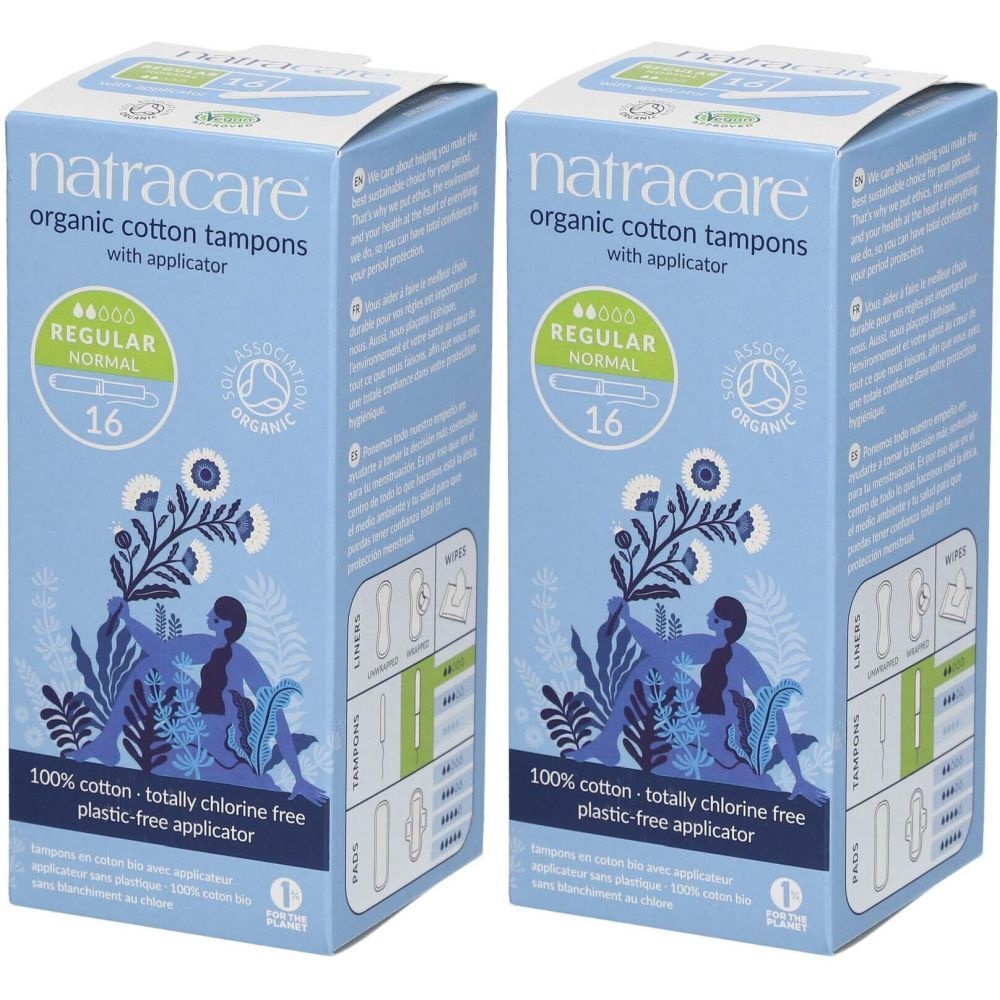 Natracare Tampons mit Applikator regular