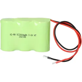 Akkuman Notleuchten Akku NiMH 3,6 V 3,0 Ah Reihe 20cm Kabel
