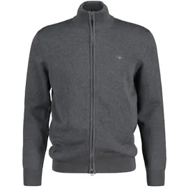 GANT CASUAL COTTON ZIP CARDIGAN grau XXL