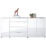 Die Möbelfundgrube Sideboard Santorin 226 cm Weiß