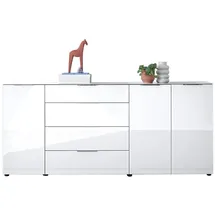 Die Möbelfundgrube Sideboard Santorin 226 cm Weiß