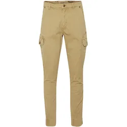 Cargohose BLEND "Cargohose BHNan", Herren, Gr. 28, Länge 30, braun (sand braun), Obermaterial: 98% Baumwolle CO. 2% Elasthan EL., Hosen Cargohose