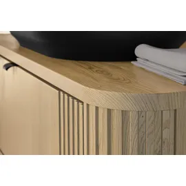 Badplaats Waschbeckenunterschrank Cremona 2 Schublade 80 x 54 cm Beige