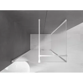 Mexen Velar Duschkabine mit Schiebetür 100 x 200 cm Frost/Weiß 871-100-075-31-20