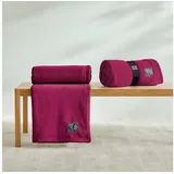 Kuscheldecke 150 x 200 cm Pink