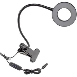 ChiliTec LED Klemmleuchte mit USB-Betrieb 40cm Schwanenhals dimmbar