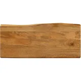 vidaXL Tischplatte mit Baumkante 80x40x2,5 cm Massivholz Mango
