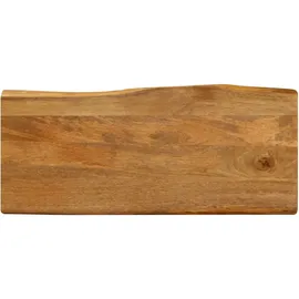 vidaXL Tischplatte mit Baumkante 80x40x2,5 cm Massivholz Mango