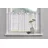 OTTO home Scheibengardine JULIA (1 St), Ösen, transparent, Voile, mit Stickerei grau 90 cm x 30 cm