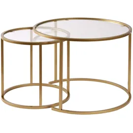 HANAH Home Aurum Transparent Glas 60 x 60 x 43 cm
