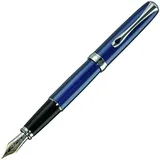 Diplomat Füllhalter Excellence A2 Midnight blue chrom 14 kt F