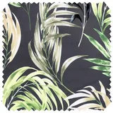 novely® Stoff OXFORD 210D D183 Palm Leafs Printstoff Outdoor, Wasserabweisend, Outdoor, Meterware, 1lfm grün