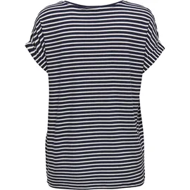 ONLY CARMAKOMA Carmoster STRIPE S/S O-NECK TOP JRS Noos - S