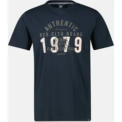 Unifarbenes T-Shirt in Übergrössen - Classic Navy - 6XL
