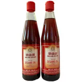 Sesamöl Sushi Sesamöl Oh Aik Guan Sesam Öl Sesame Oil geröstet Wok 2x650ml