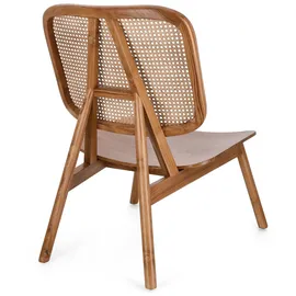 BIZZOTTO Sessel Yves Teakholz/Rattan 67 x 92 x 67 cm Beige