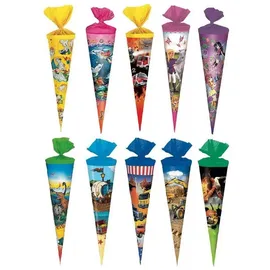 Stylex 20x Schultüte 25cm Zuckertüte rund