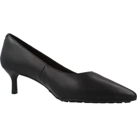 CLARKS Schuhe Adela Court mit Komfort-Fußbett und vielseitig-elegantem Look 1216 Black Leather 37.5 - Schwarz - 37,5