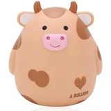 Kawaii Kunststoff Sparschwein für Banknote Münze Einsparungen, Kuh-Münzen-Spardose, Mini-Kuh-Sparschwein, Große Kuh-Spardose