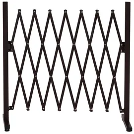 Mendler Absperrgitter 103 x 200 cm Braun Stahl