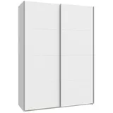 freiraum Schiebetürenschrank SCHACH&MATT 2 in Weiss - 150,1x210,5x61,2cm (BxHxT) weiß
