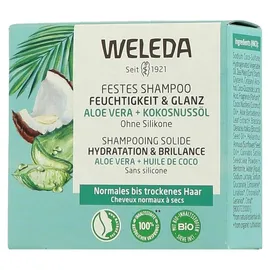 Weleda festes Shampoo Feuchtigkeit & Glanz 50 g