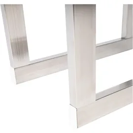 Floordirekt Kaminholzregal Eisen 40 x 25 x 80 cm Schwarz