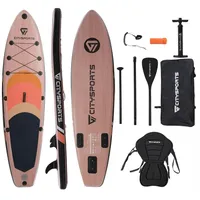 CITYSPORTS Stand Up Paddle Set 320 x 80 x 15 cm Holzmaserung