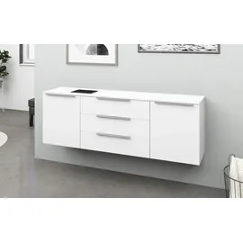 borchardt Möbel Sideboard 166 x 53 x 35 cm Weiß
