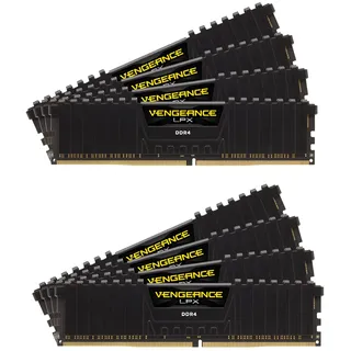 256GB (8x32GB) DDR4 2666MHz C16 - Schwarz