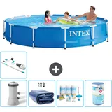 Frame Pool Rund - 366x76 Cm - 6-teilig  S41725