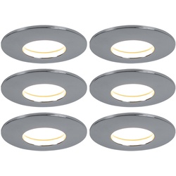 6er Set LED Einbau Leuchte Decken Spot Strahler Wohn Zimmer Bad Beleuchtung Lampe