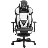 Trisens Gaming Stuhl Chair Racing Chefsessel mit Sportsitz und ergonomsichen 4D-Armlehnen