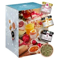 Corasol Premium Frühstücks-Mix Adventskalender 24 kulinarische Highlights von süß bis herzhaft (518 g)