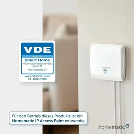 eQ-3 Homematic IP Dimmaktor für Markenschalter – Phasenabschnitt - weiß