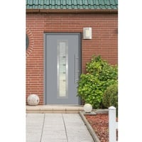 Splendoor Haustür Thermodoor PLUS SP80G  (110 x 210 cm, DIN Anschlag: Rechts, Verkehrsgrau)