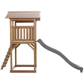 Axi Spielturm Beach Tower Braun mit grauer Rutsche