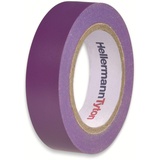HellermannTyton PVC Isolierband 15mm x 10m Violett (L B) x
