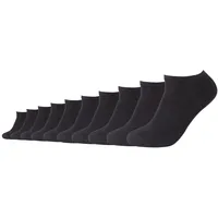CAMANO Sneakersocken 10er Pack Schwarz 43-46