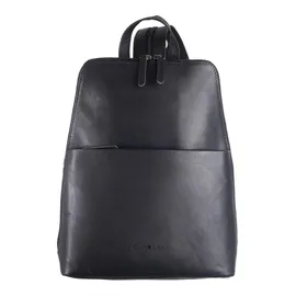 GREENBURRY Fiorentina City Rucksack Leder 31 cm Schwarz