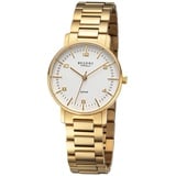 REGENT Damen Armbanduhr Analog Metallarmband gold URF1483 - Goldfarben