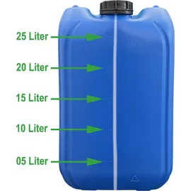 plasteo Wasserkanister 25 Liter blau