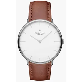Nordgreen Native Quarz Edelstahl 32 mm NR32SILEBRXX