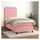 vidaXL Boxspringbett 100 x 200 cm Rosa