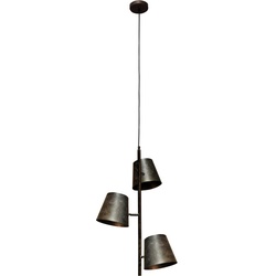 Luce ambiente Design Pendelleuchte »Colt«, Metall, rostfarben - braun