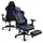 Trisens Gaming Stuhl Kunstleder Schwarz/Blau