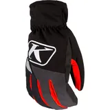 Klim Klimate Handschuhe - Schwarz/Rot/Grau - XL