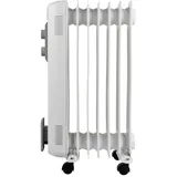 BIMAR Ölradiator S827 1500 W Weiß/Grau