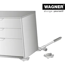 Wagner Rollbrett Stahl 38 cm blau